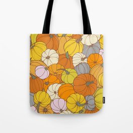 Colorful Fall Pumpkins  Tote Bag