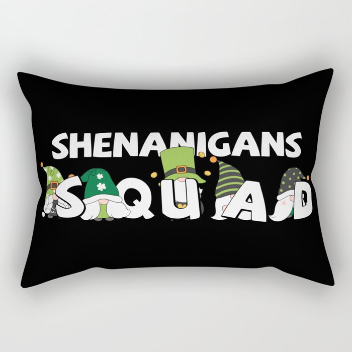 Shenanigans Squad St Patrick's Day Rectangular Pillow