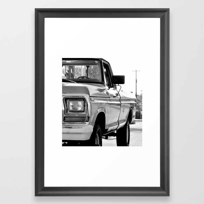 I Side With The Truck Framed Art Print