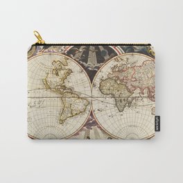 Terra Nova Vintage Maps And Drawings Carry-All Pouch