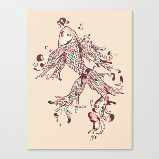 Flowing Life Canvas Print