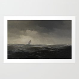 The Sea by Edward Moran, 1870 Art Print