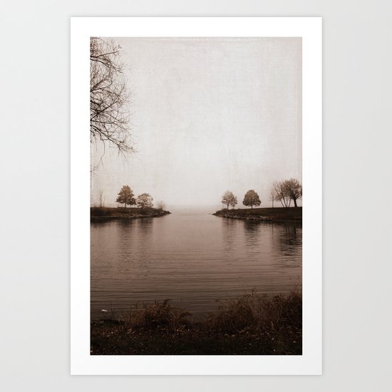 Winter's Breath is Here Art Print