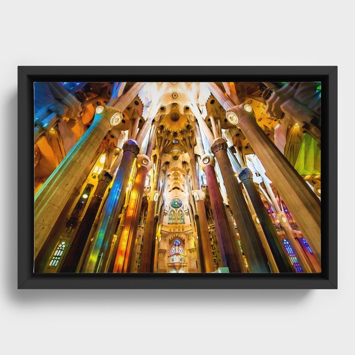 Sagrada Familia Art Work Framed Canvas
