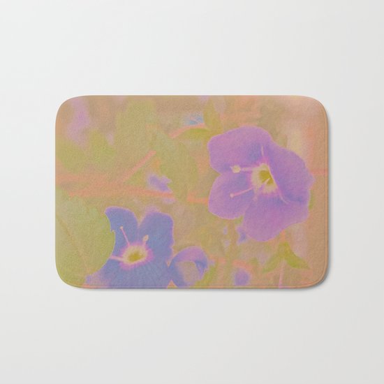 Georgia Blue, The Earth Laughs In Flowers Bath Mat