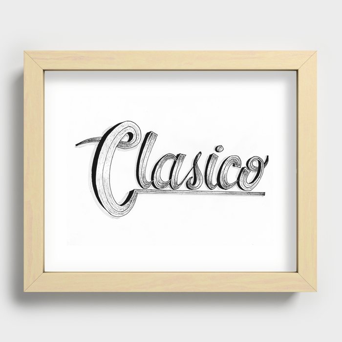 Clasico / Classic Recessed Framed Print