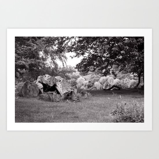 Logs Art Print