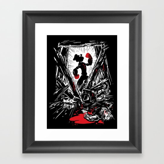 Eat Your Spinach! Framed Art Print