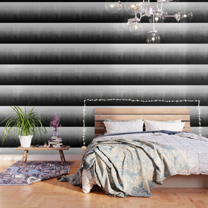 Black Ombre Concrete Texture Wallpaper