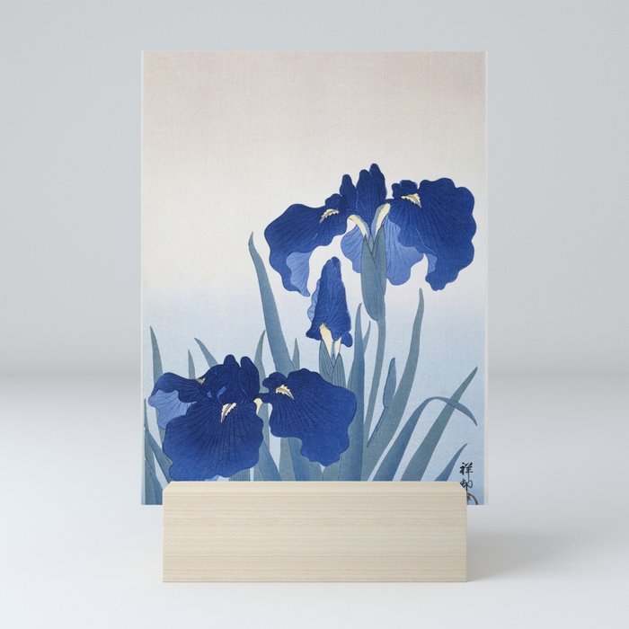 Japanese Iris Flower by  Ohara Koson Mini Art Print