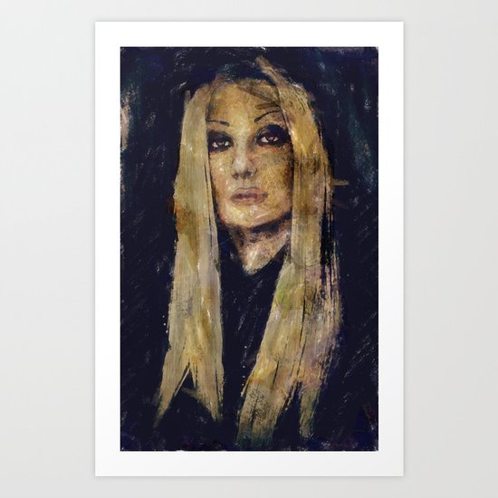 Gothic Portrayal Art Print