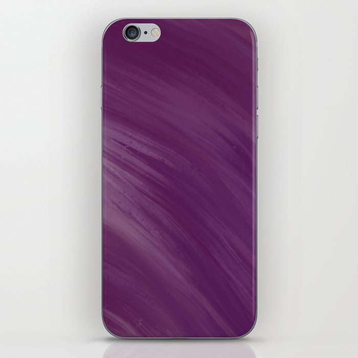Dark Purple Pastel Liquid Wave iPhone Skin