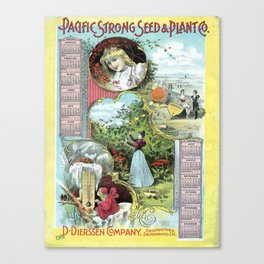 Vintage poster - Pacific Strong Seed & Plant Canvas Print