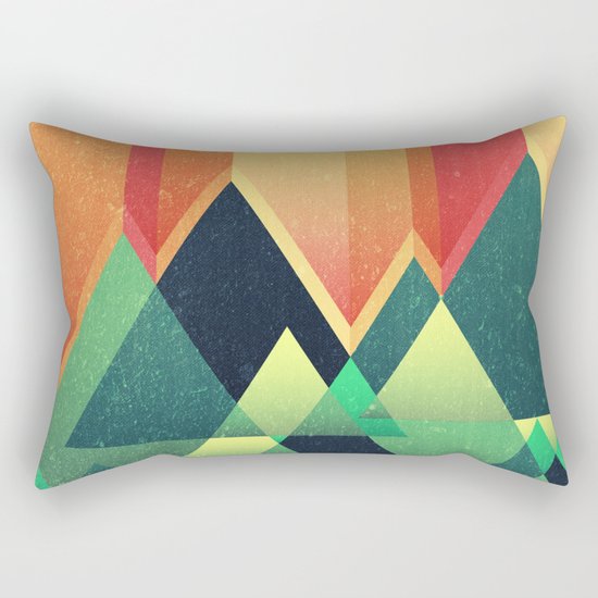 Summer Mountains Rectangular Pillow