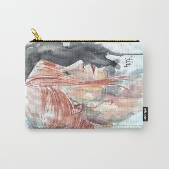 Redhead watercolor Carry-All Pouch