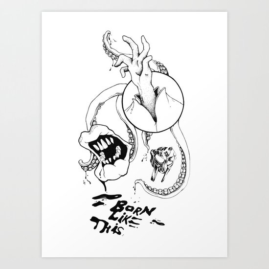 Tentacles of Doom Art Print