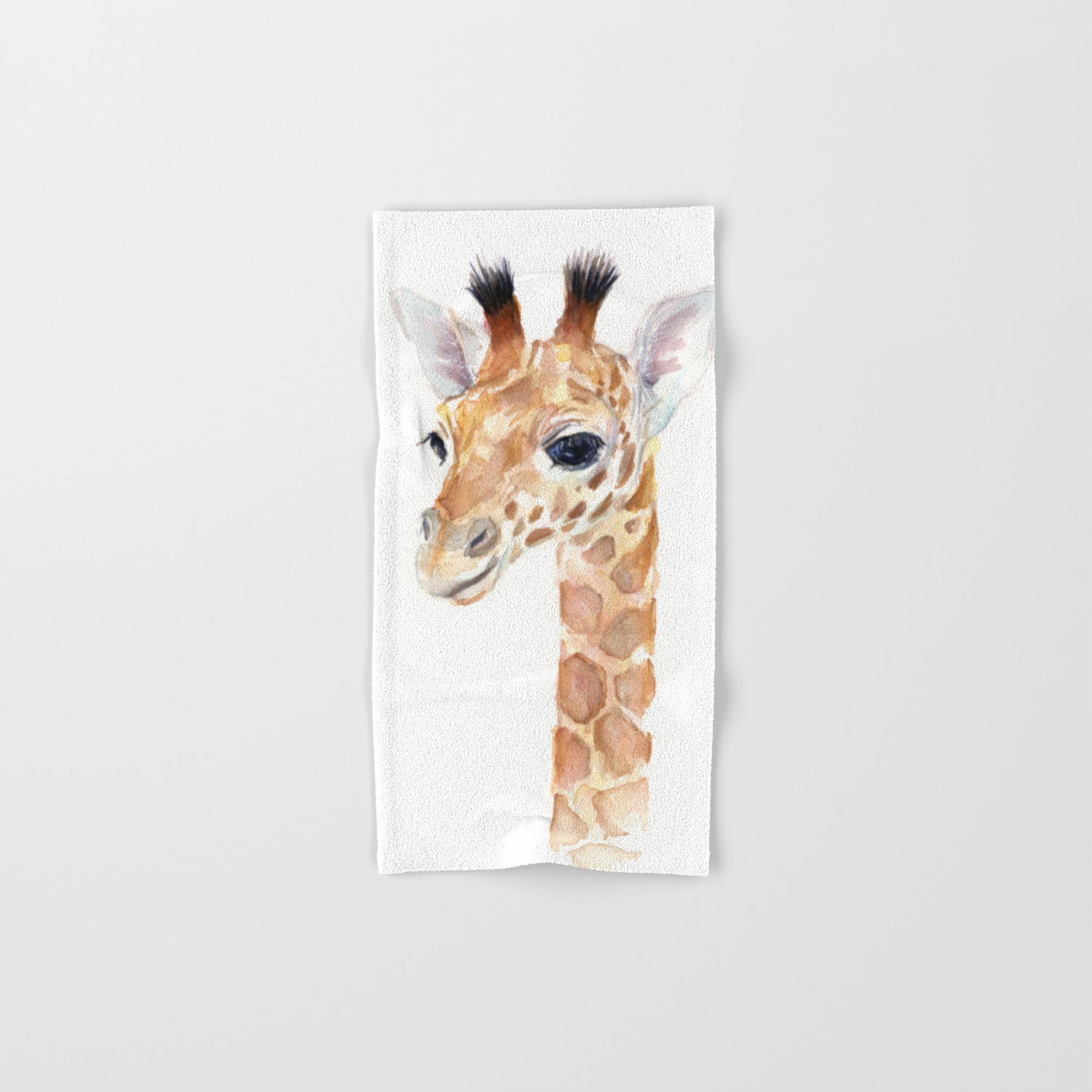 little giraffe bath towel