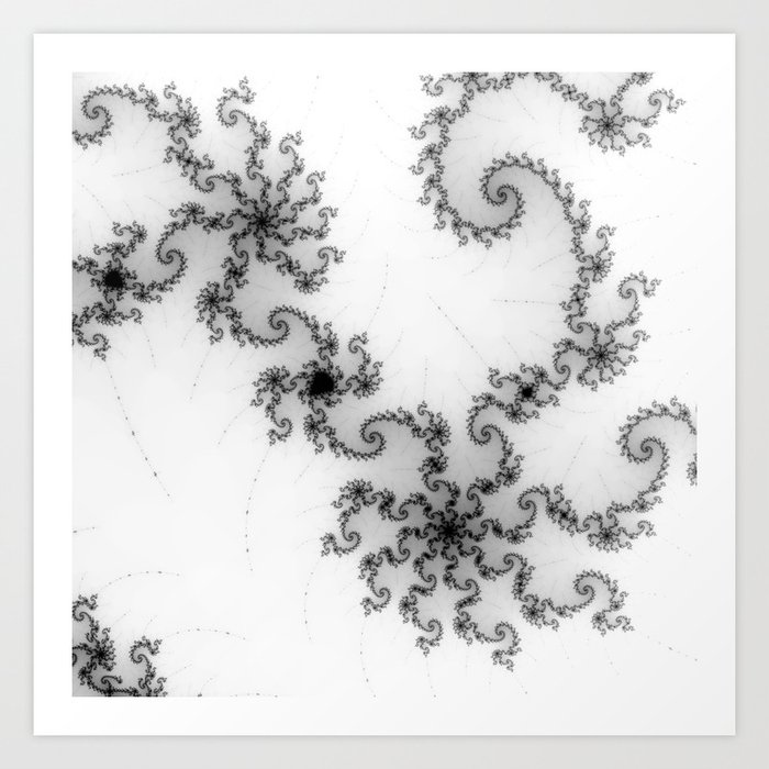 detail on mandelbrot set - starfish Art Print by sina | Society6