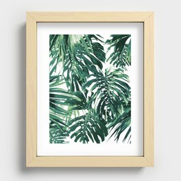 Vivid Tropical Jungle #1 #tropical #decor #art #society6 Recessed Framed Print