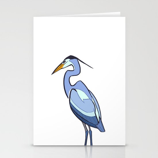 Heron Stationery Cards