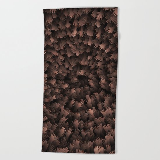 Thousand hands Beach Towel