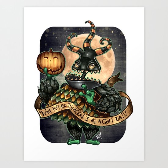 Gen-I-us Art Print