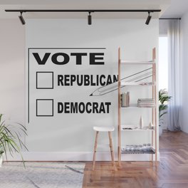 Vote Paper Wall Mural