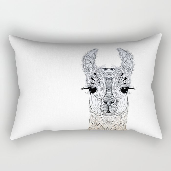 BABY LAMA (CRIA) Rectangular Pillow