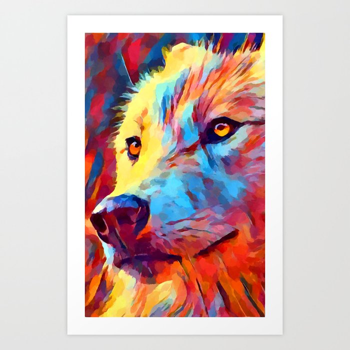 Wolf Portrait 3 Art Print