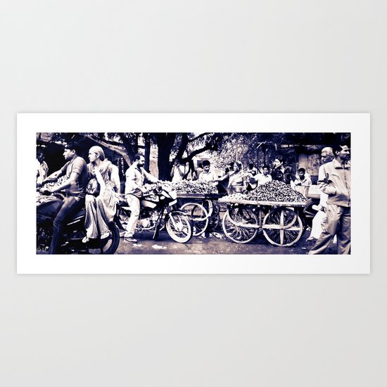 Street Scene- Rajasthan India Art Print