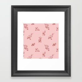 Puji Peach (Pink) Framed Art Print