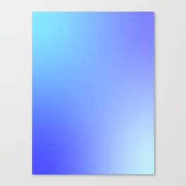 12 Blue Gradient 220506 Aura Ombre Valourine Digital Minimalist Art Canvas Print