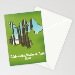 Białowieża National Park Stationery Card