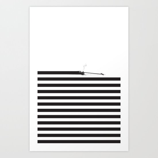 Distracted Art Print