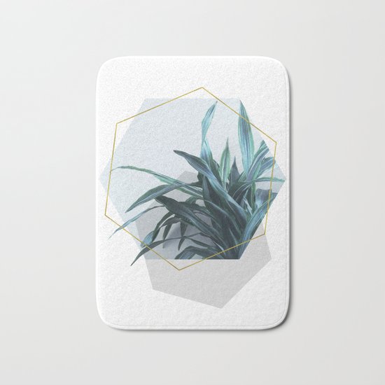 Geometric Jungle Bath Mat