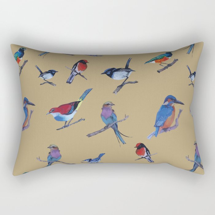 Daisy's birds Rectangular Pillow
