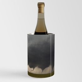 Time-Lapse Photography of the Evolution of a Tornado color photograph by Jason Weingart Wine Chiller