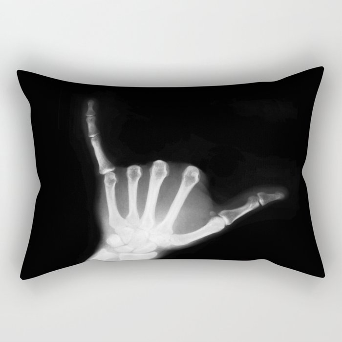 Hang Loose X-Ray Rectangular Pillow