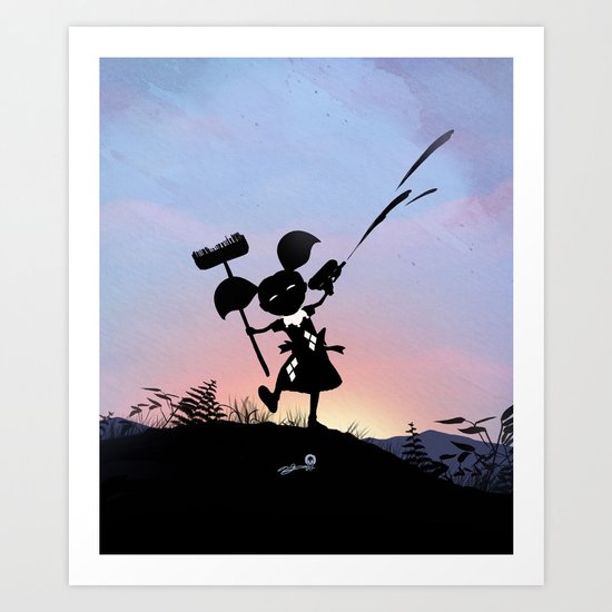 Harley Kid Art Print