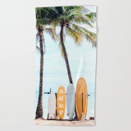 Choose Your Surfboard Beach Towel