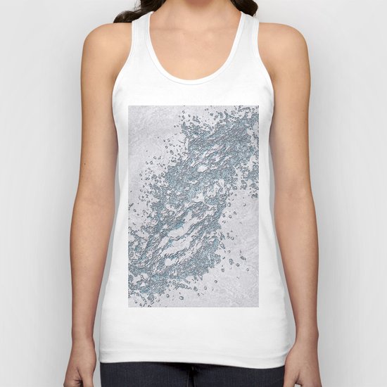 BE WATER MARBLE (abstract) Unisex Tank Top