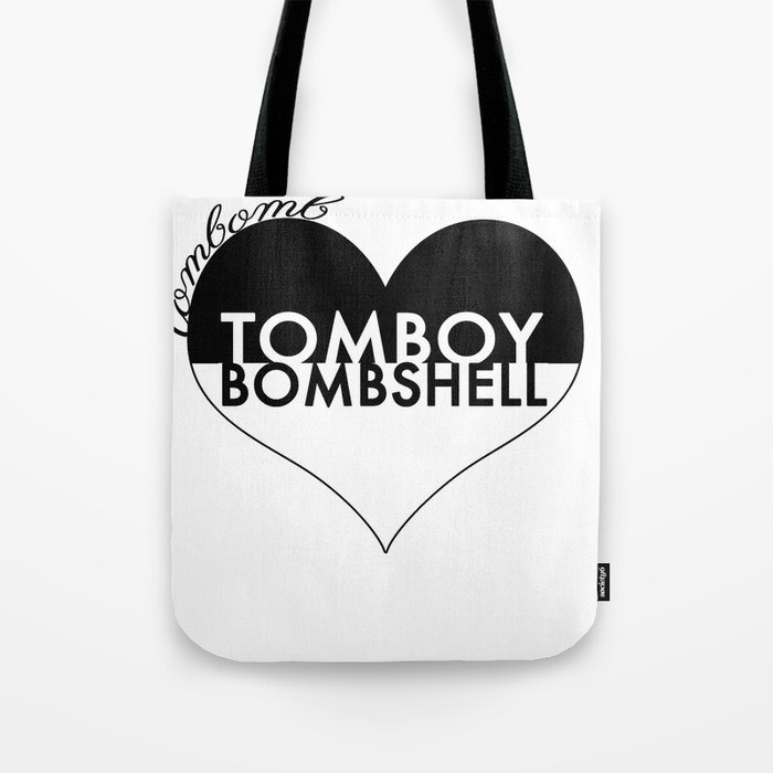 TOMBOY HEART BOMBSHELL Tote Bag