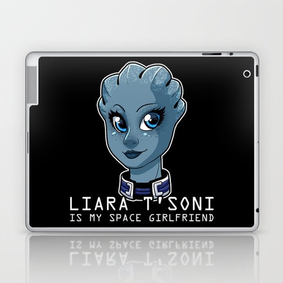 Liara Is My Space Girlfriend Laptop & iPad Skin