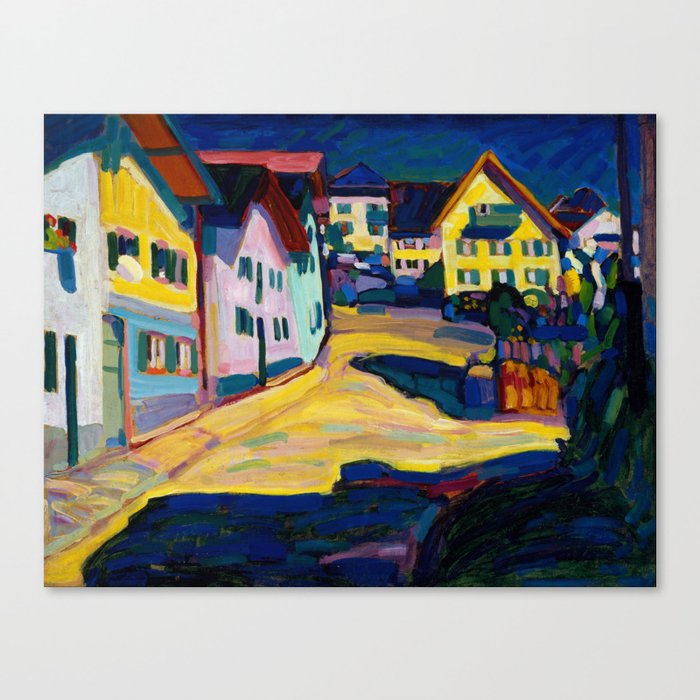 Murnau, Burggrabenstrasse 1, 1908 (1908) Wassily Kandinsky (Russian, 1866 - 1944) Landscape Canvas Print