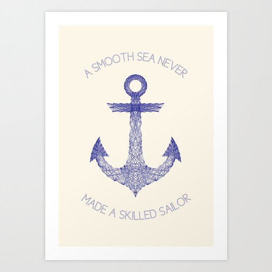 Smooth Sea Art Print