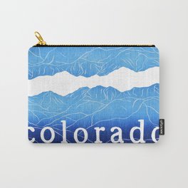 Colorado Mountain Ranges_continental divide Carry-All Pouch