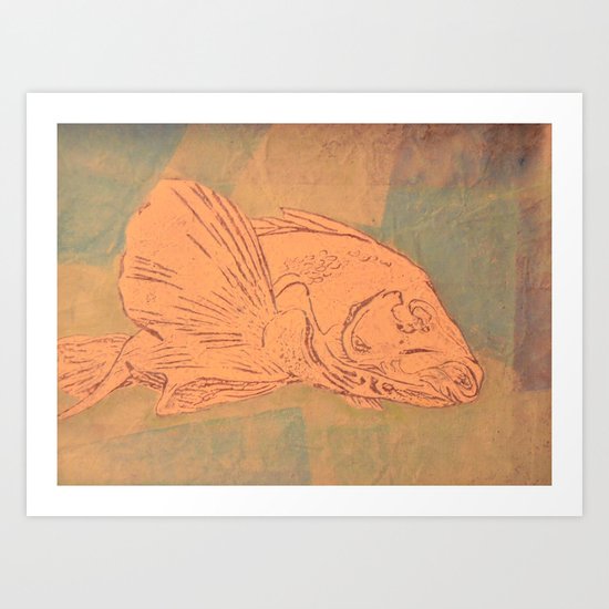 Pale Fish Art Print