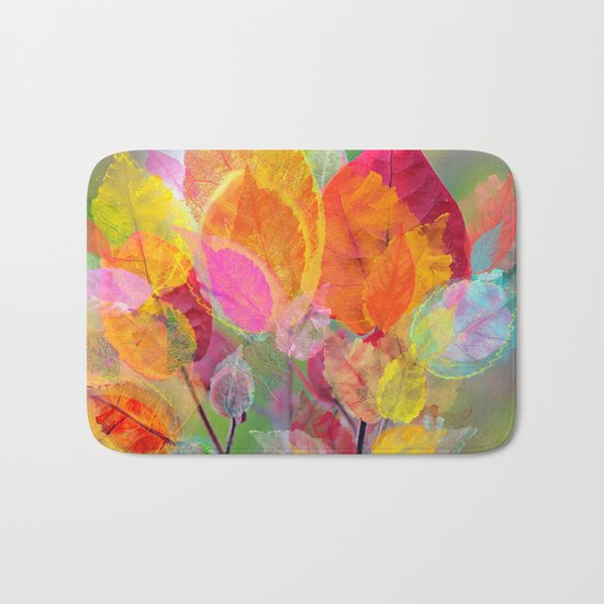 Leaf mosaic(30). Bath Mat