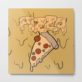 Cheese Lover's Pizza Delight Metal Print