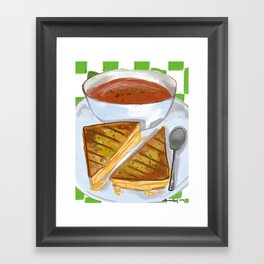 Grilled Cheese Framed Art Print